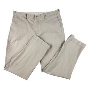 Polo Ralph Lauren Mens 38x30 Stretch Straight Fit Chino Pants Khaki Tan Pockets